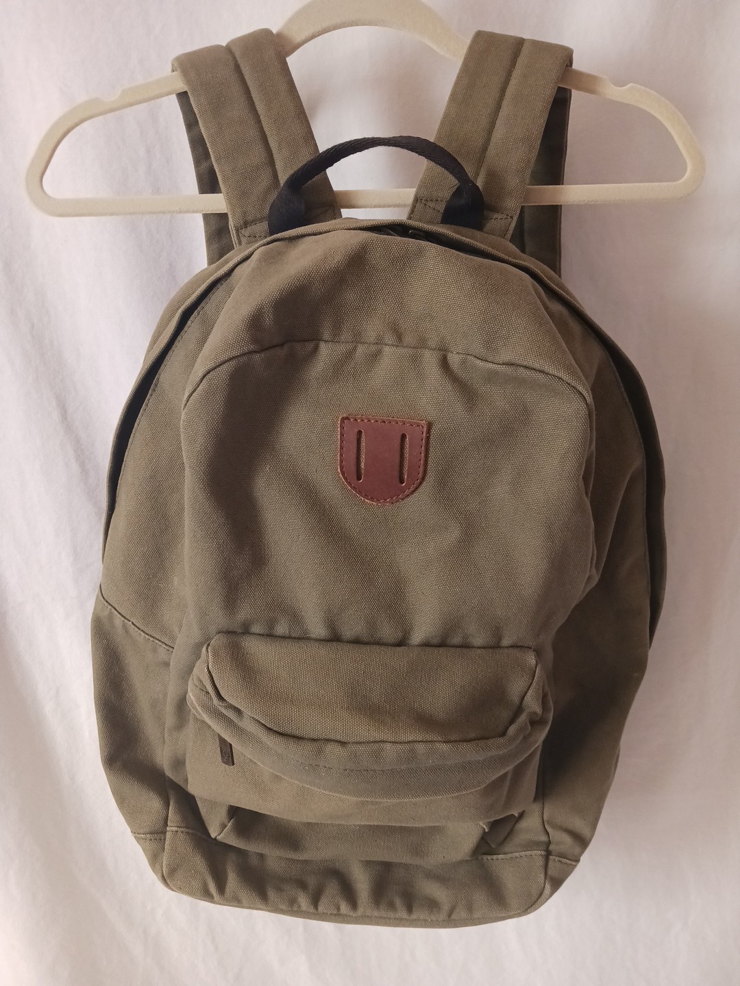 Brixton Olive Green Back Pack Canvas 100% Cotton – EUC
