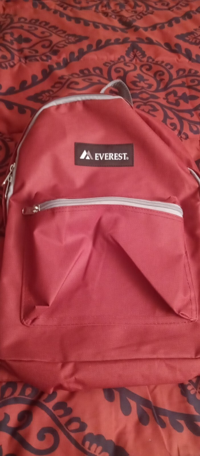 Everett Bookbag Burgundy Used
