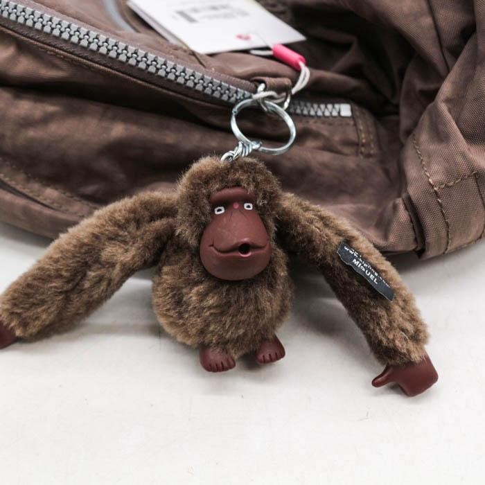 Kipling Brown Rucks Bag Charm