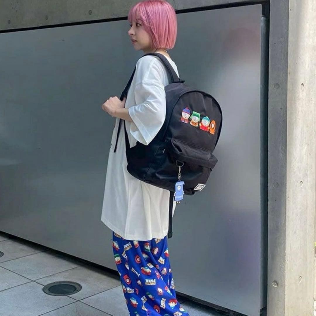 SOUTH PARK Backpack YAK PAK 44x37cm aiko着 Candy Stripper