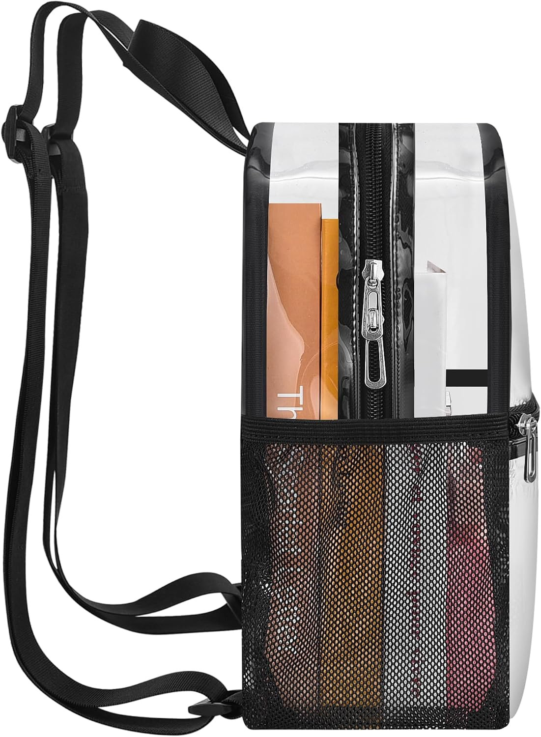 Small Clear Backpack Stadium Approved 12X11X6, Waterproof Clear Bag Stadium Back