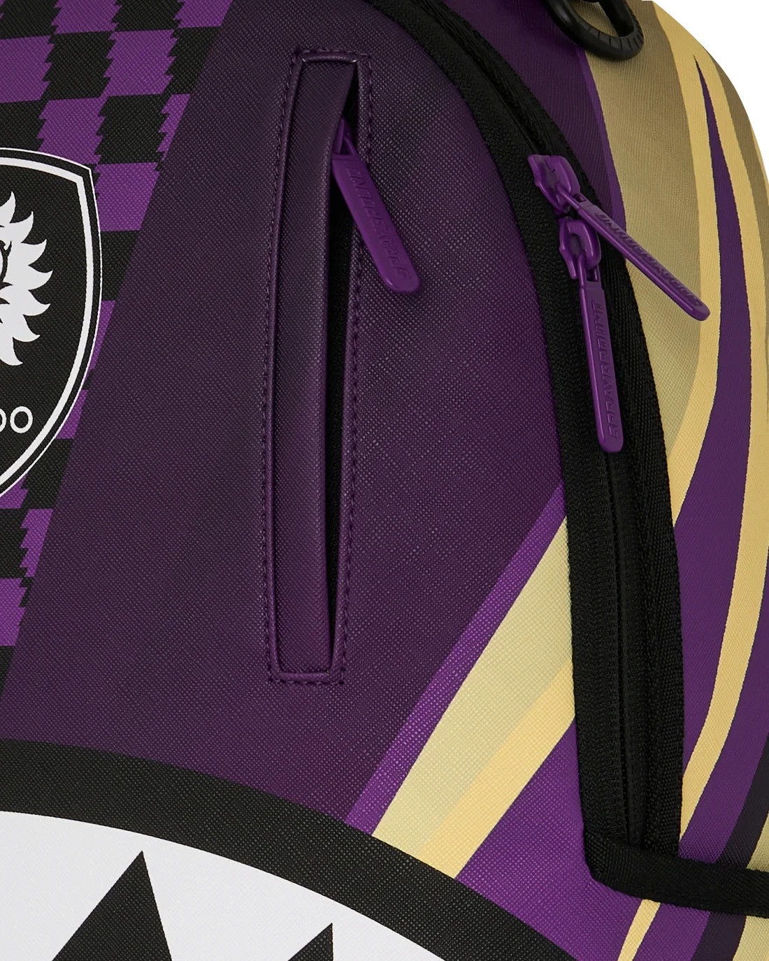 Sprayground ORLANDO CITY CHECK Backpack🔥New Purple Bookbag Large School Bag