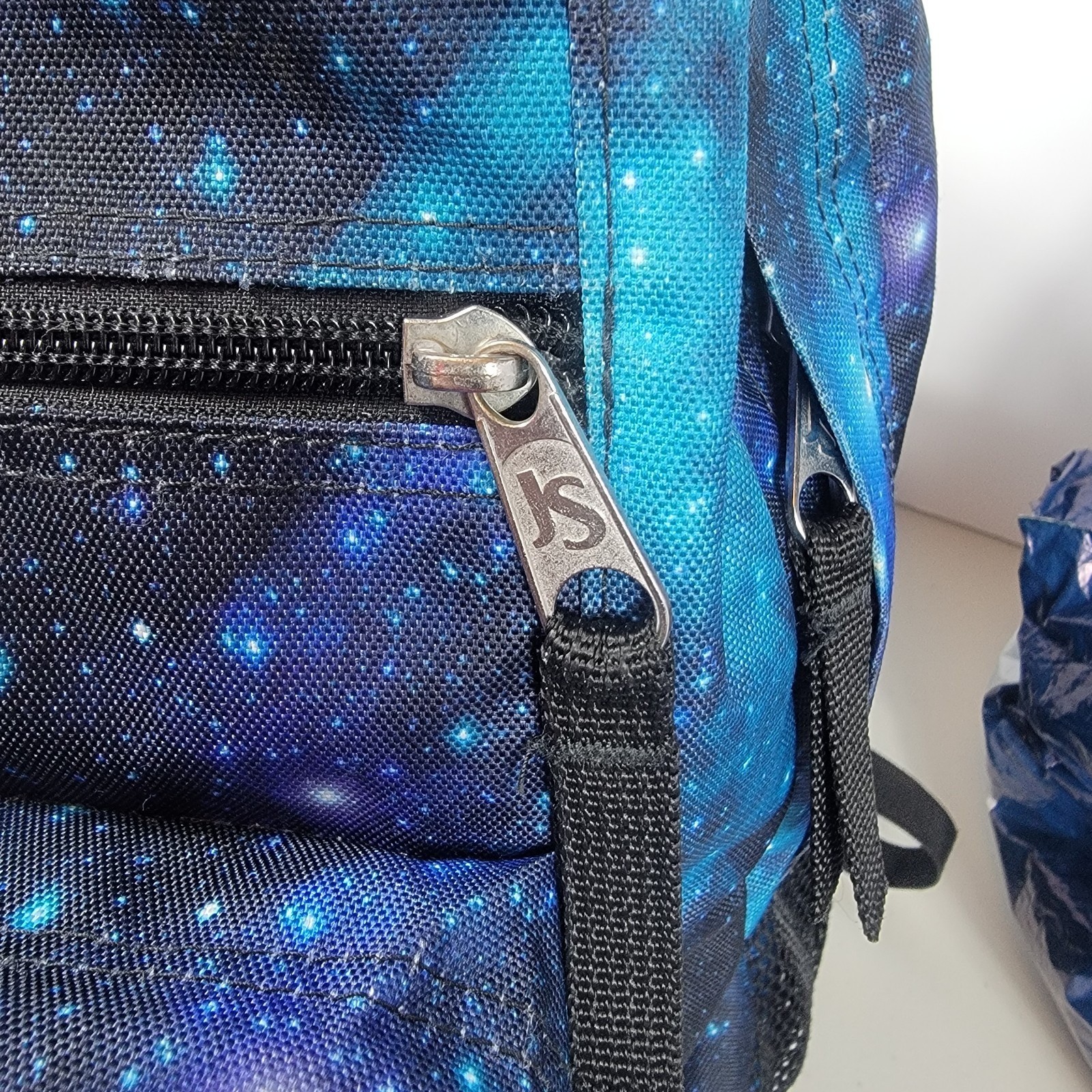 JanSport Big Student Backpack Cosmic Galaxy Space Print Blue Unisex Large Laptop