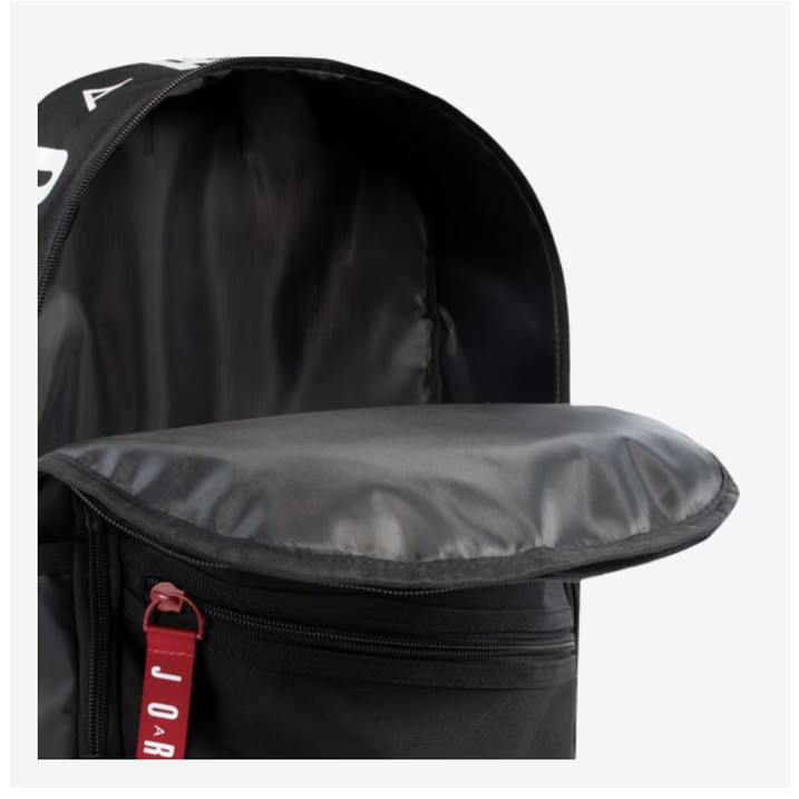 Patrol Backpack Black White Red 29L Laptop School Travel Bag