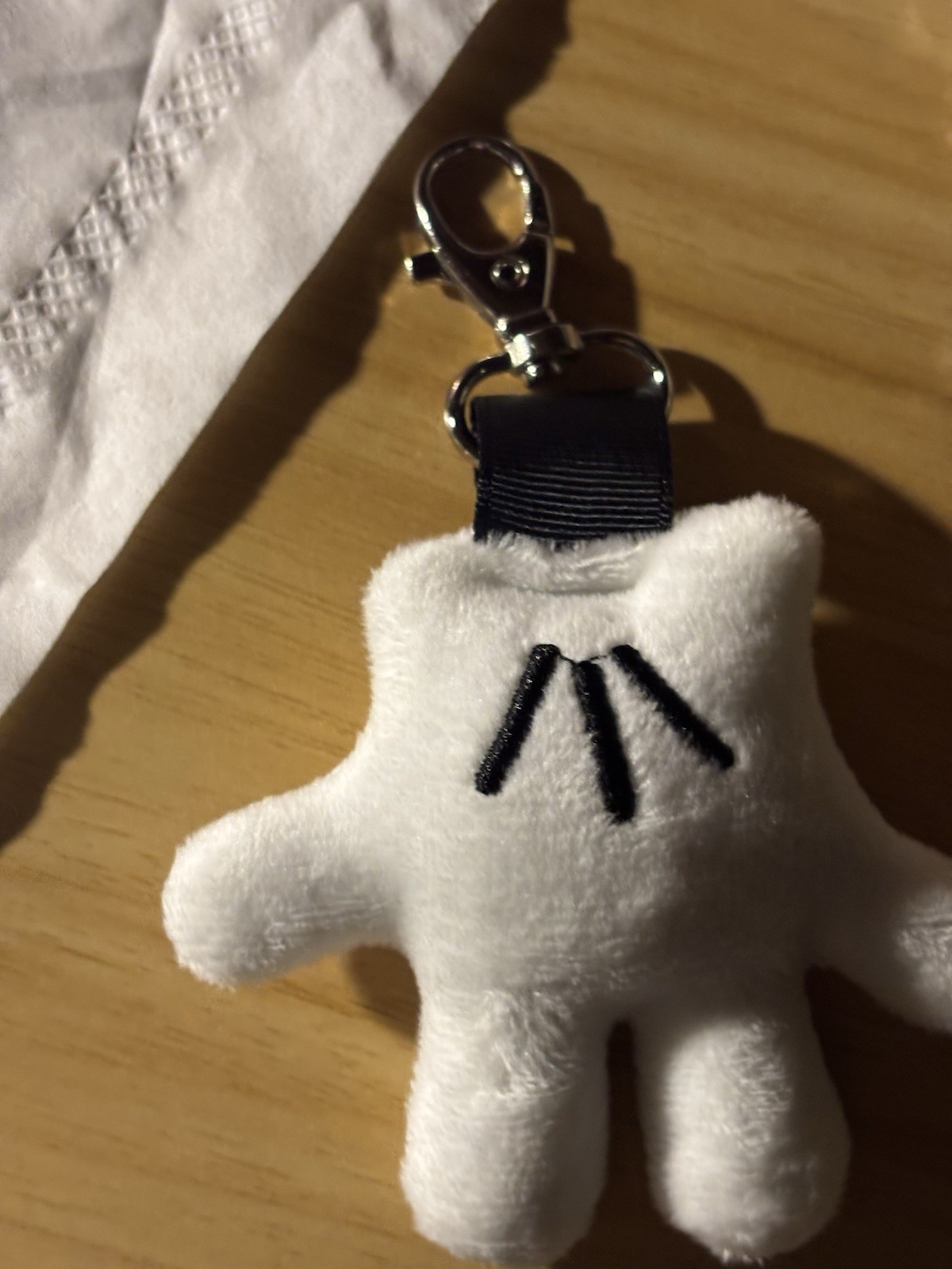 Bag Tags Or Charm Mickey Mouse Hands Adorable One Or Two On A Bag Will Ship Now