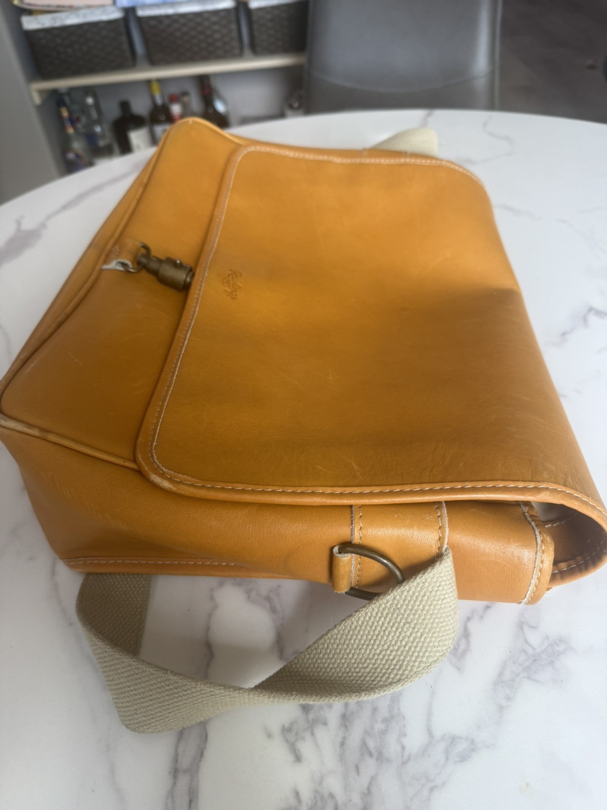 Rawlings Baseball Glove Bag Briefcase Leather Vintage