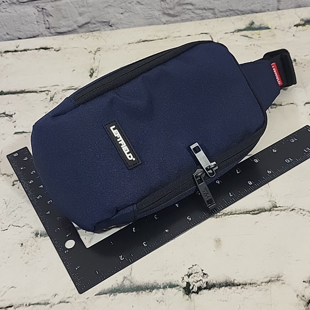 Left Field Stadium Crossbody Bag Navy Blue Zippered Fan Gear