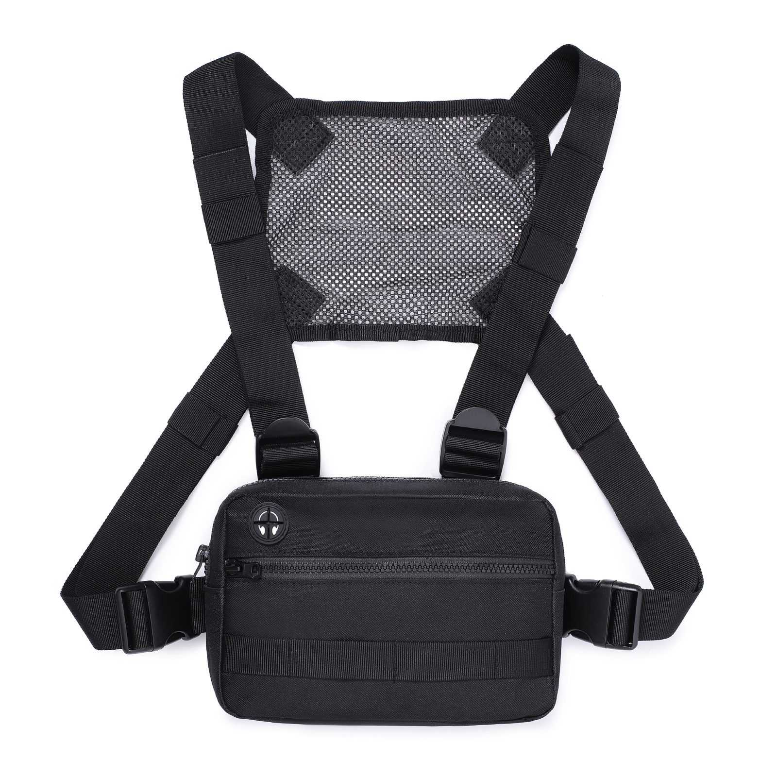 Multi-function Chest Pack Men Chest Bag Outdoor Cycling Hiking Running Vest Bag