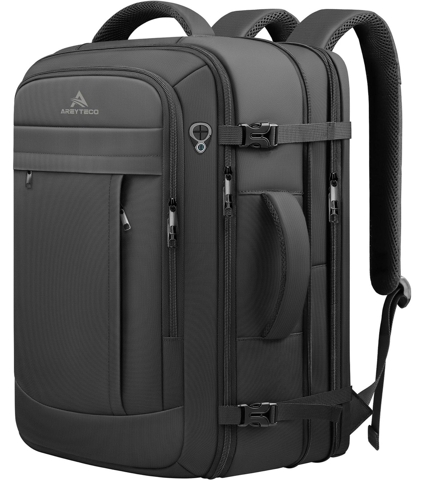 Travel Backpack, 50L Expandable Extra Large Laptop Backpack, Carry On Backpac…