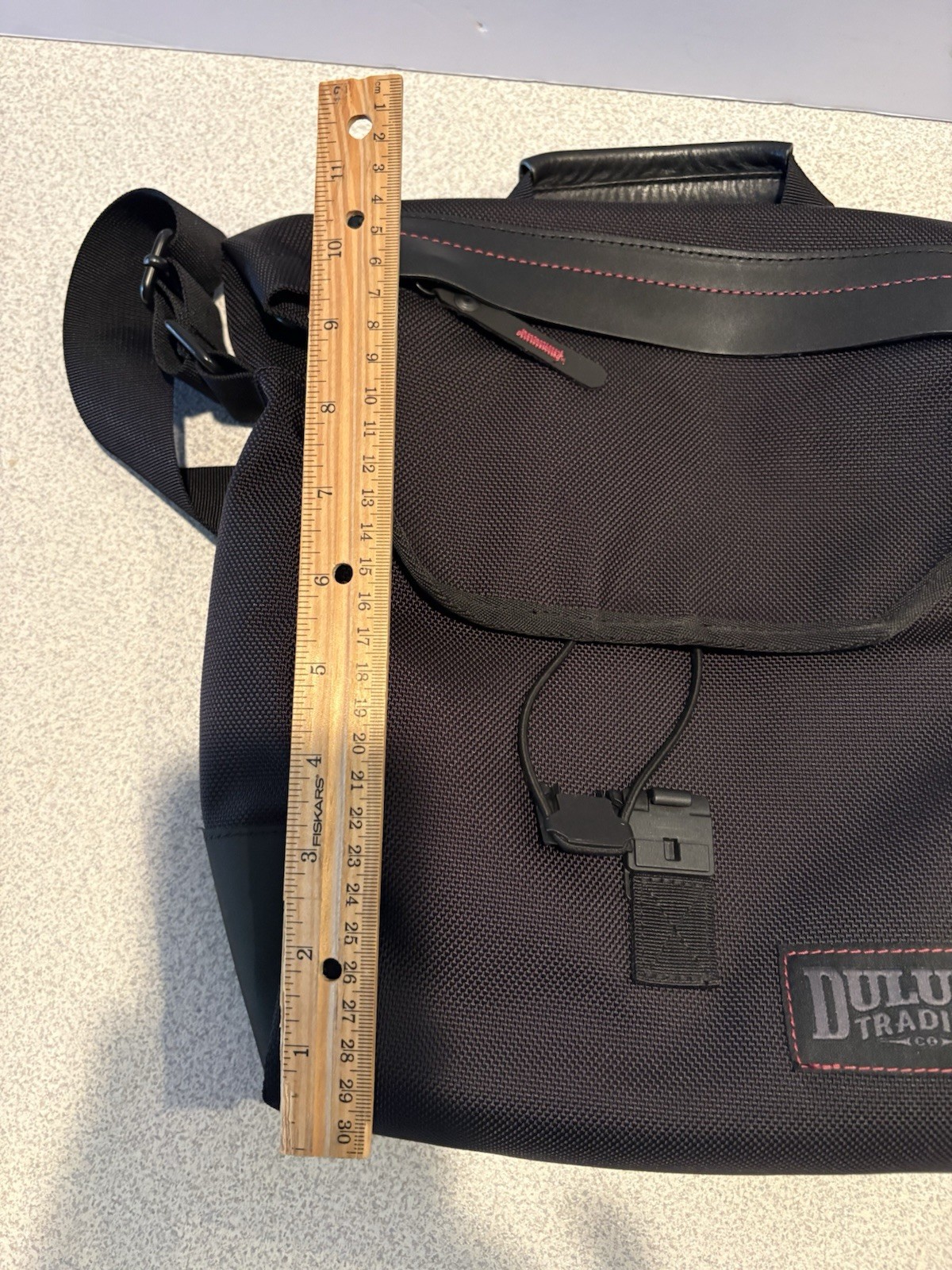 Vintage Duluth Trading Co. Canvas CrossBody Travel Style Shoulder Black 12×9.