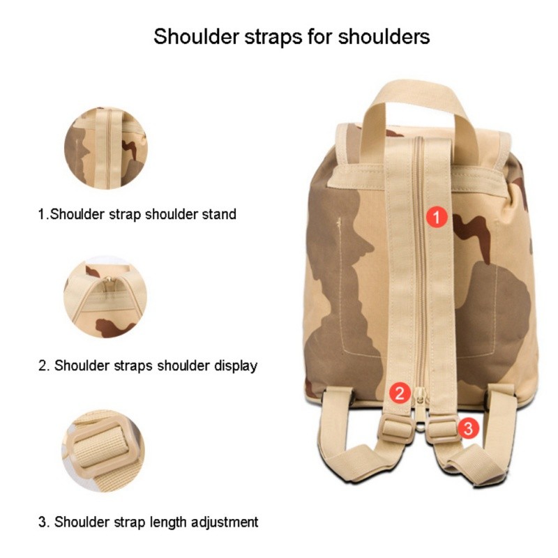 Tactical Backpack Mini Military Rucksack Water Resistant Backpack for Men Woman