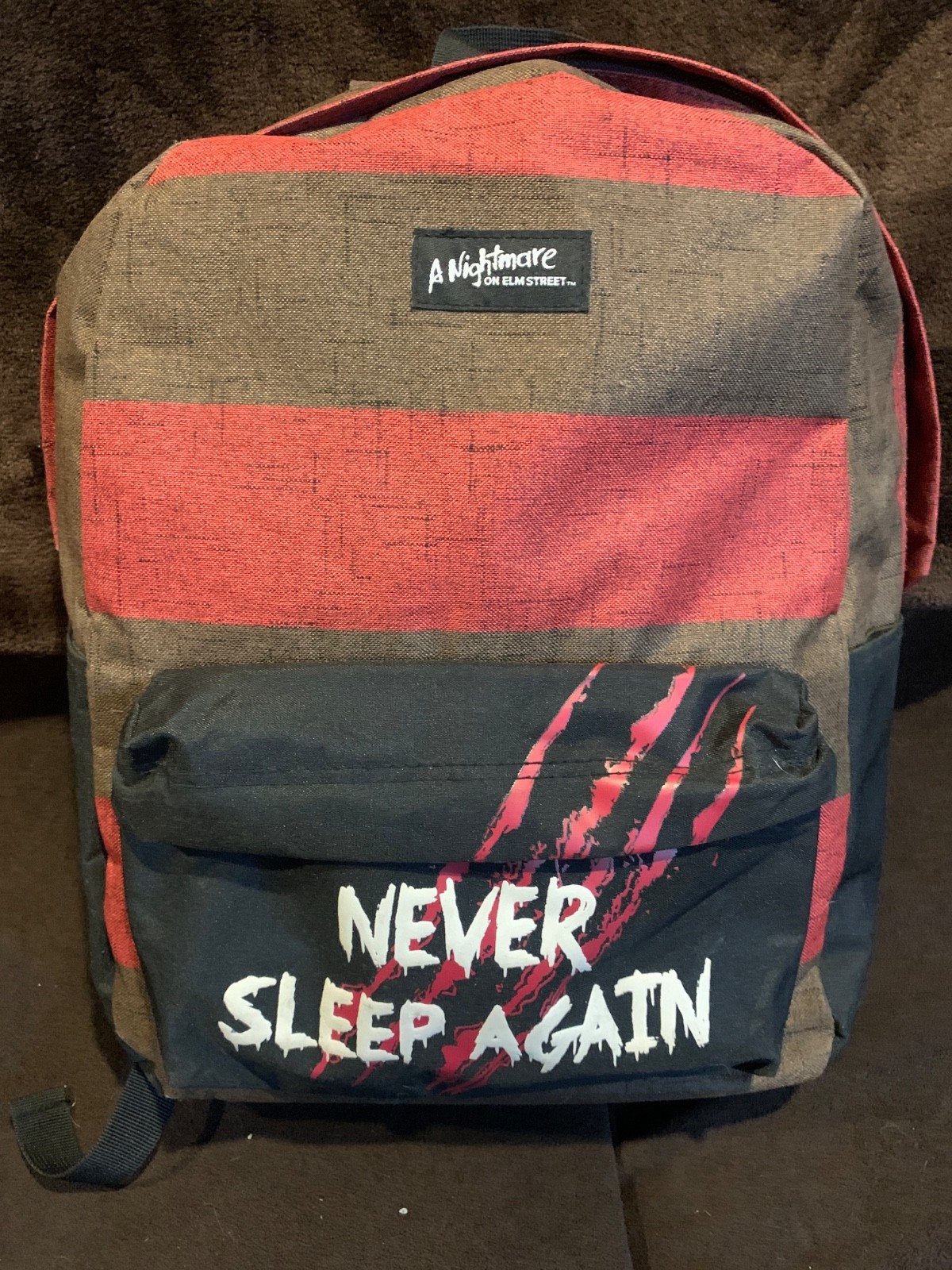 Freddy Sweater Nightmare on Elm Street Never Sleep Again Backpack