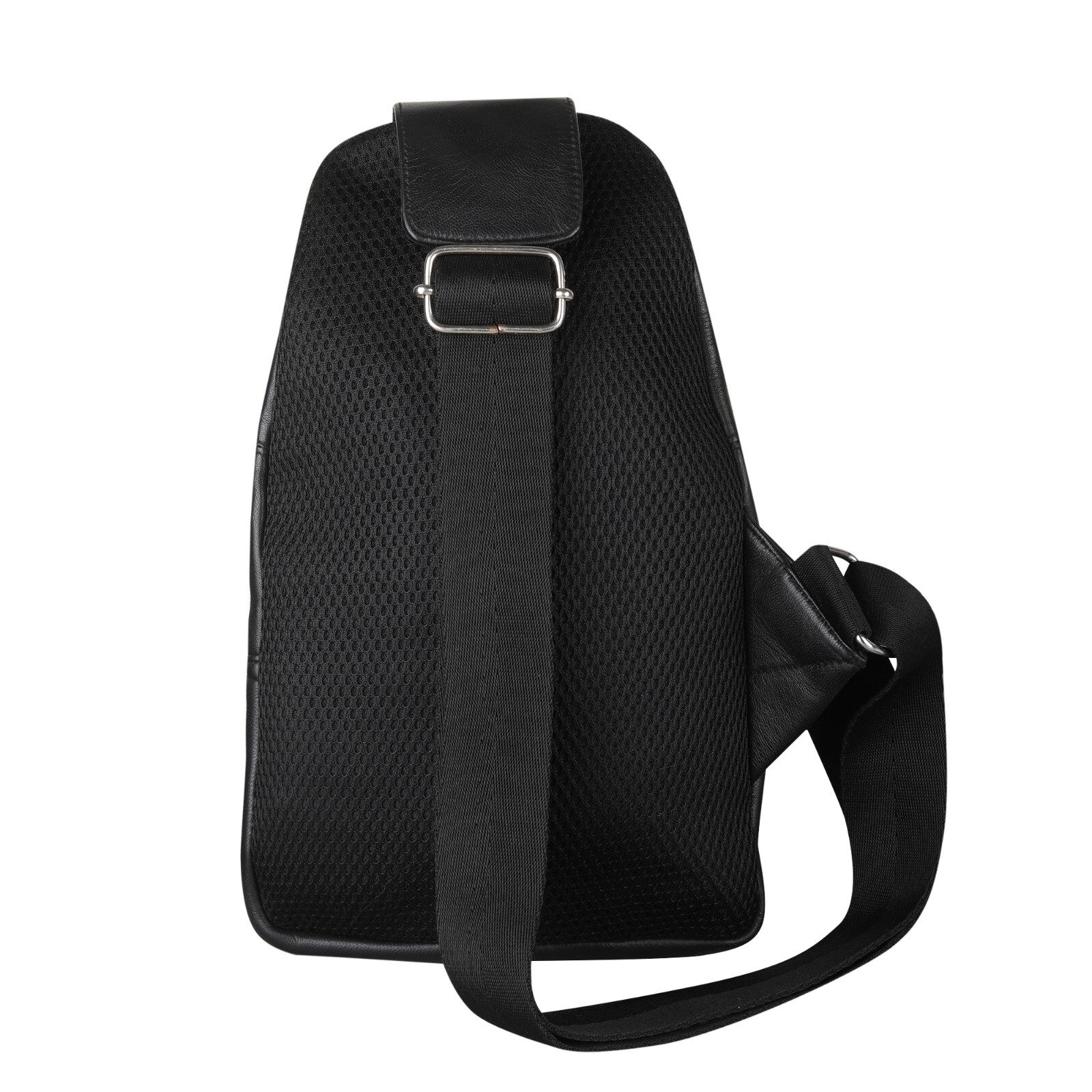 Real Leather Chest Sling Bag Daypack Men Women Holidays Shouldder Crossbody Bag