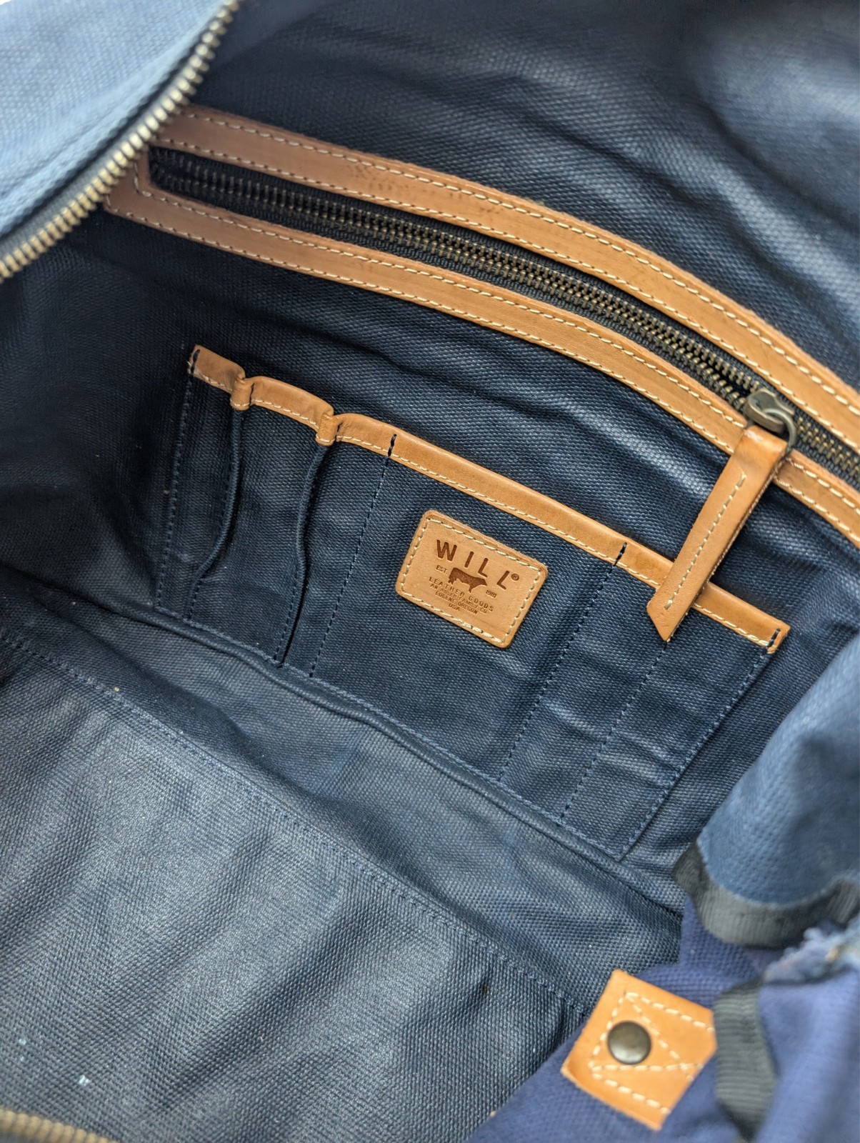 Will Leather Goods Leather Travel Duffle Bag