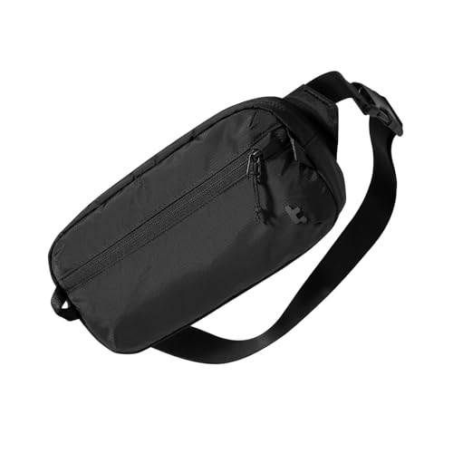Black Sling Bag with RFID Blocking – Crossbody Chest Shoulder Pack – 3.5L