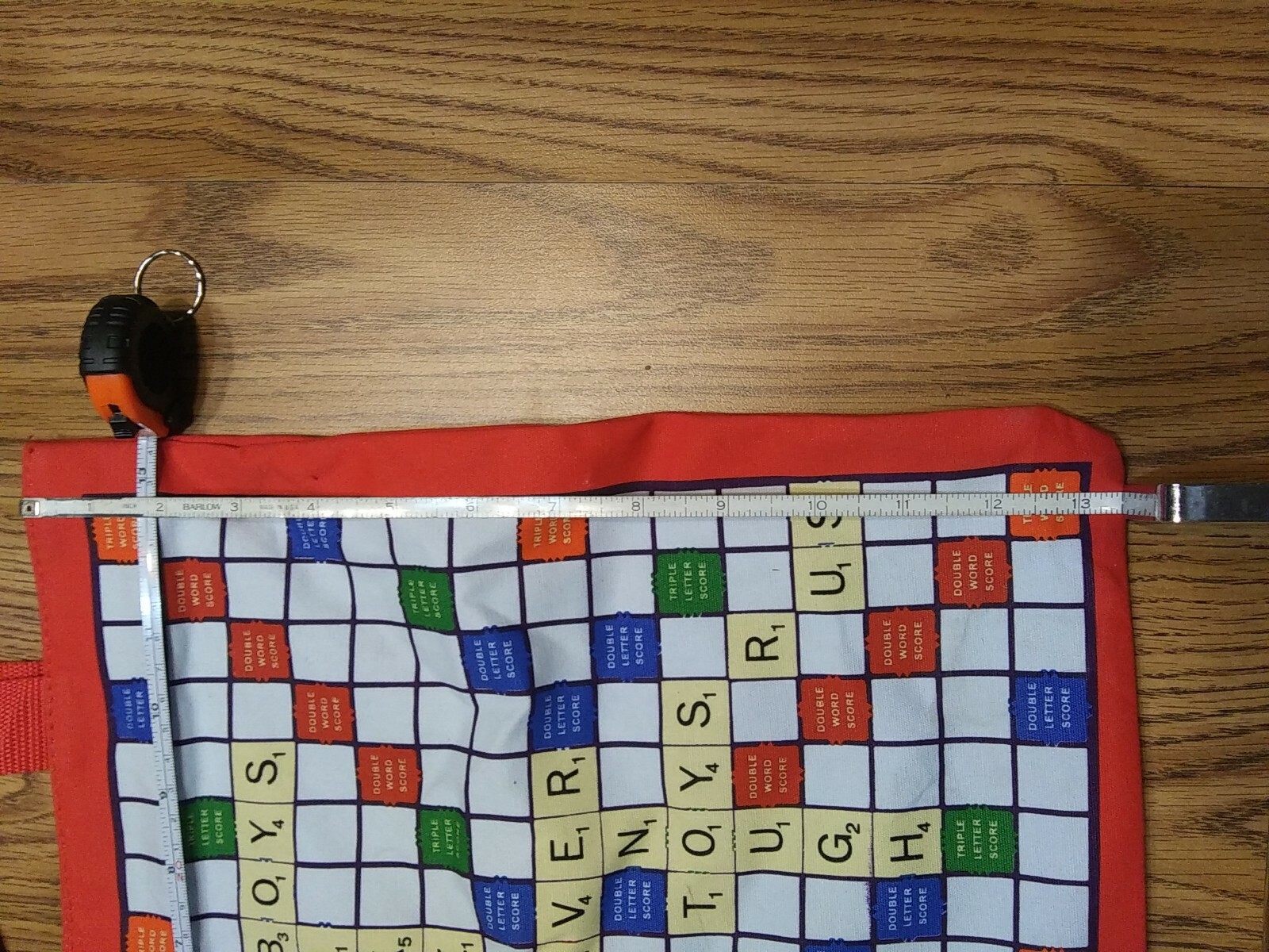 Scrabble Tote Bag 13 1/2 × 13 1/2 NWT