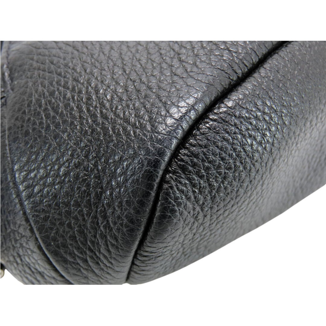 Prada VITELLO DAINO Triangle Logo Leather Sling Bag Body Bumbag Used LIBR-0