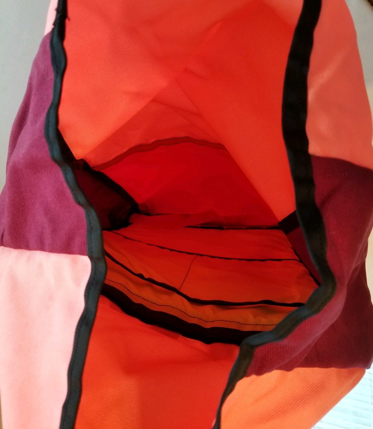 Urban Outfitters Buck Products Montana Made Nap Sack Orange Hiking Backpack New