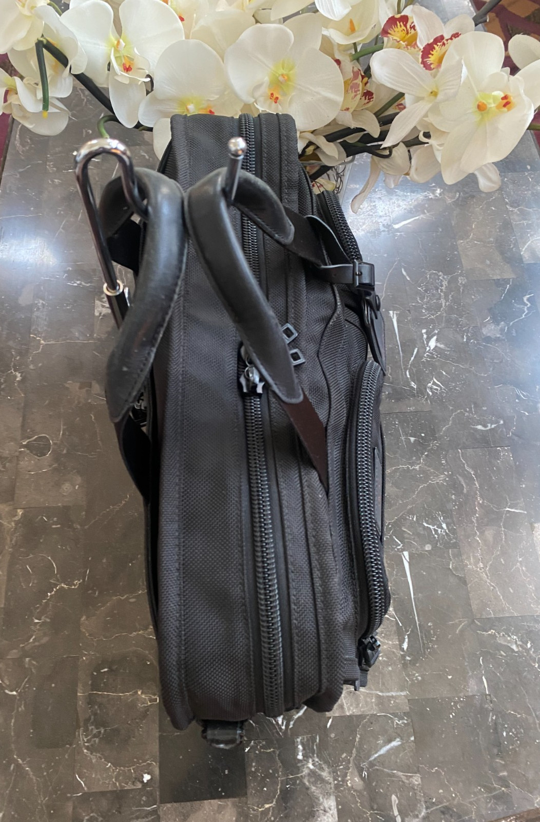 TUMI Organizer Black Ballistic Nylon Business Laptop Briefcase 26114DH EUC! $650