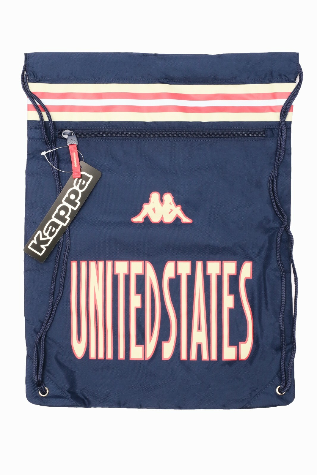 Kappa United States Drawstring Unisex Gym Bag Backpack with Zip