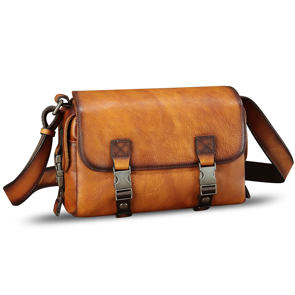 Genuine Leather Purses and Shoulder Bag for Men Women Crossbody Crossbody Bag