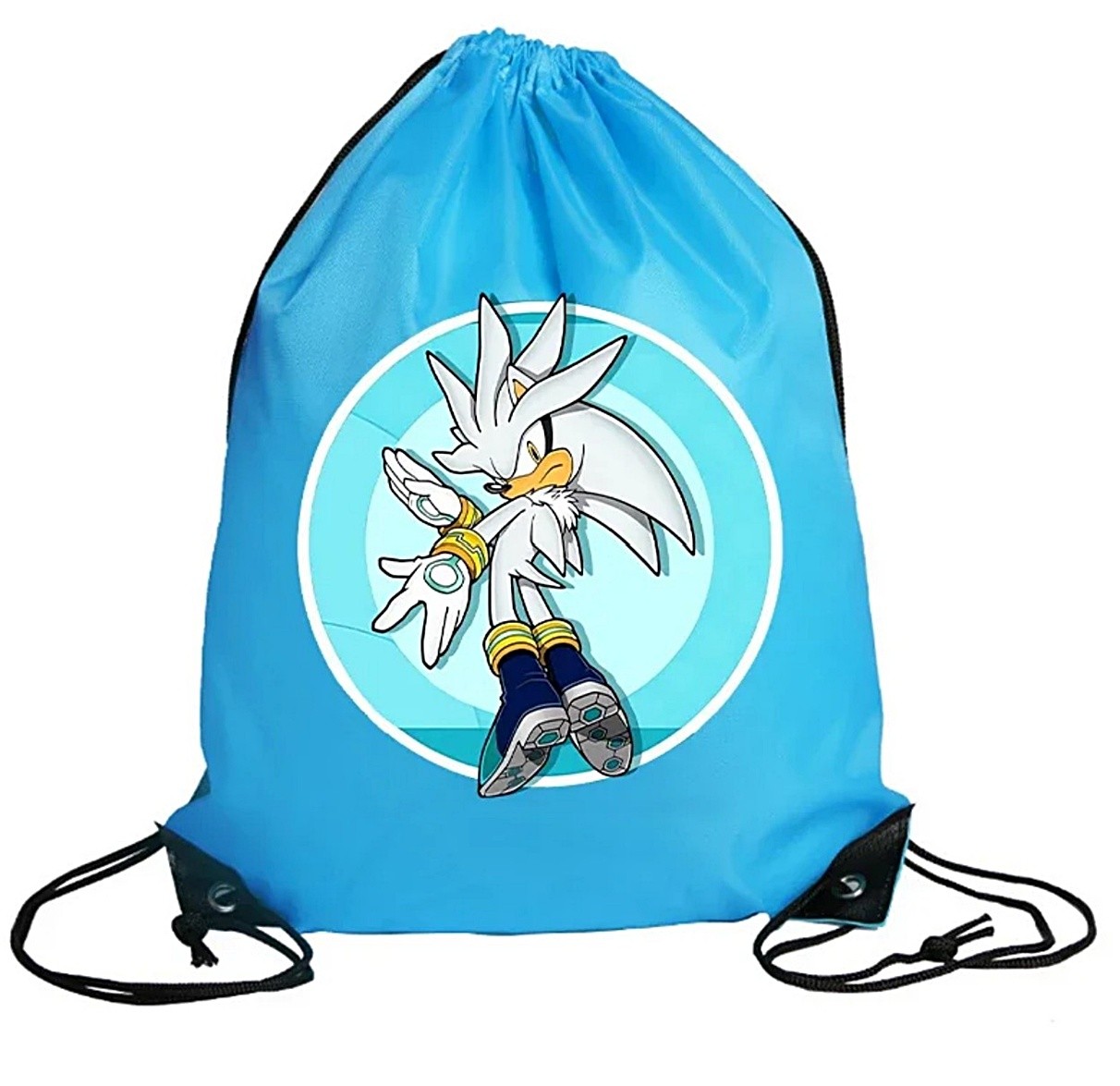 Sonic the Hedgehog Silver Character Adult Drawstring Bag