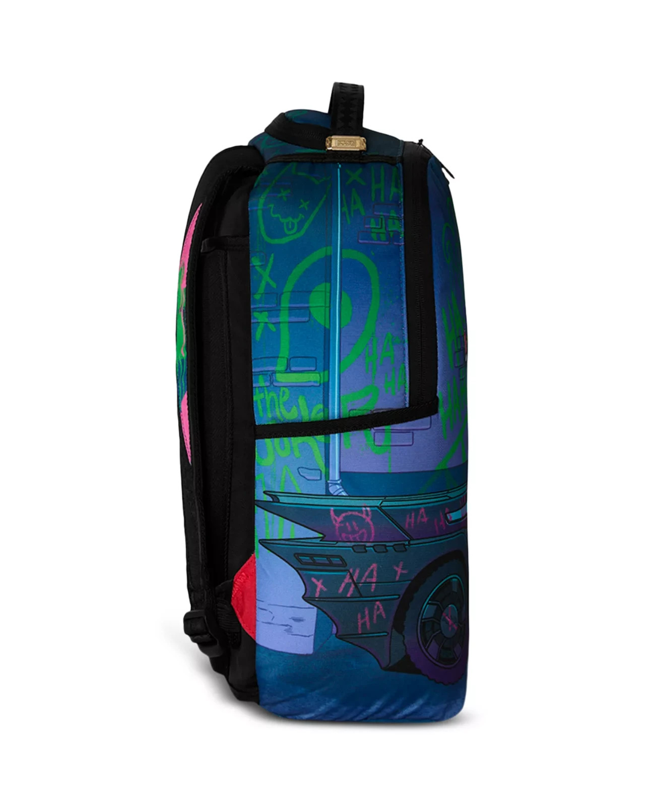 Sprayground x Batman Joker Graffiti Backpack🔥New Black Bookbag Large School Bag