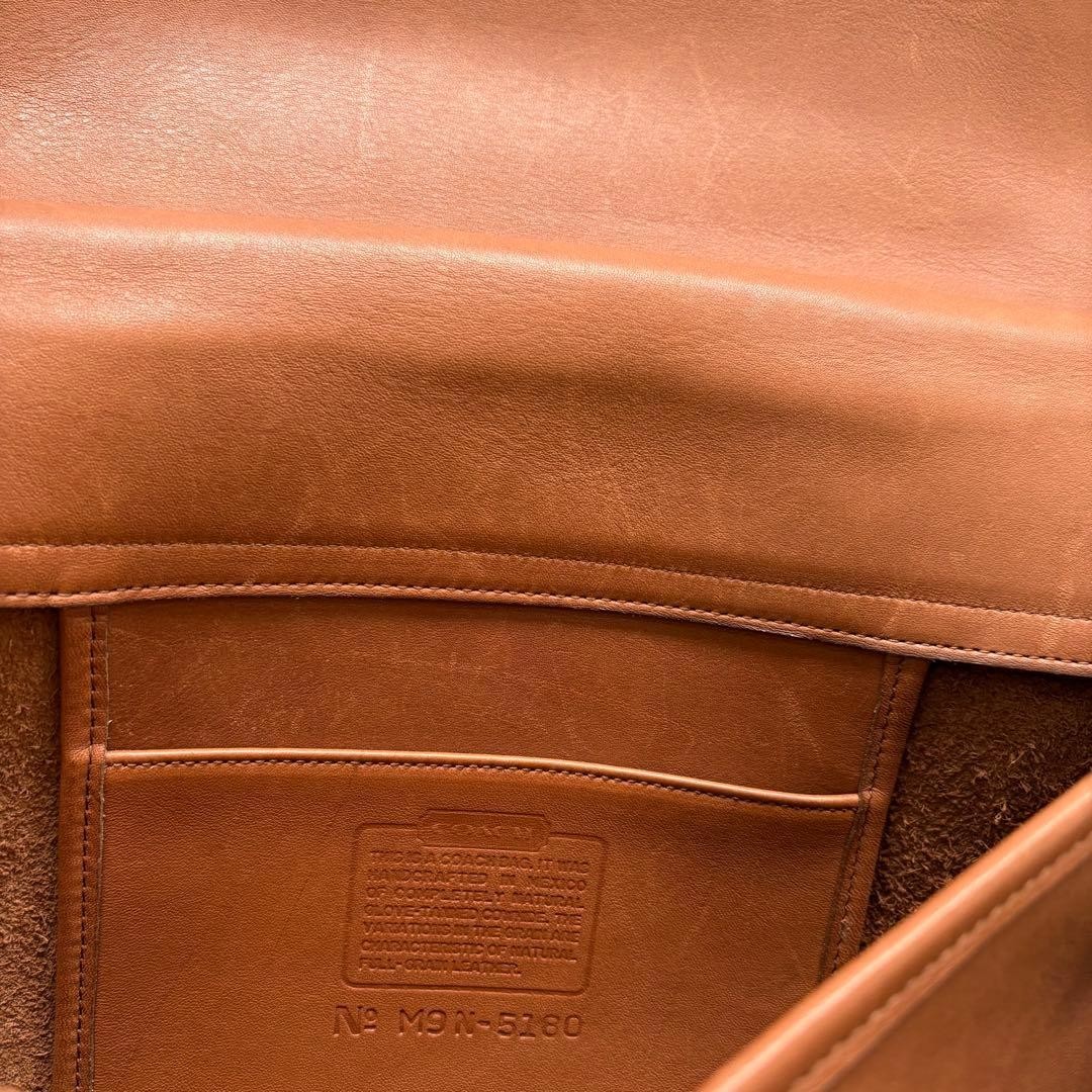 Vintage COACH Metropolitan Leather Briefcase Business Bag Black USA Made