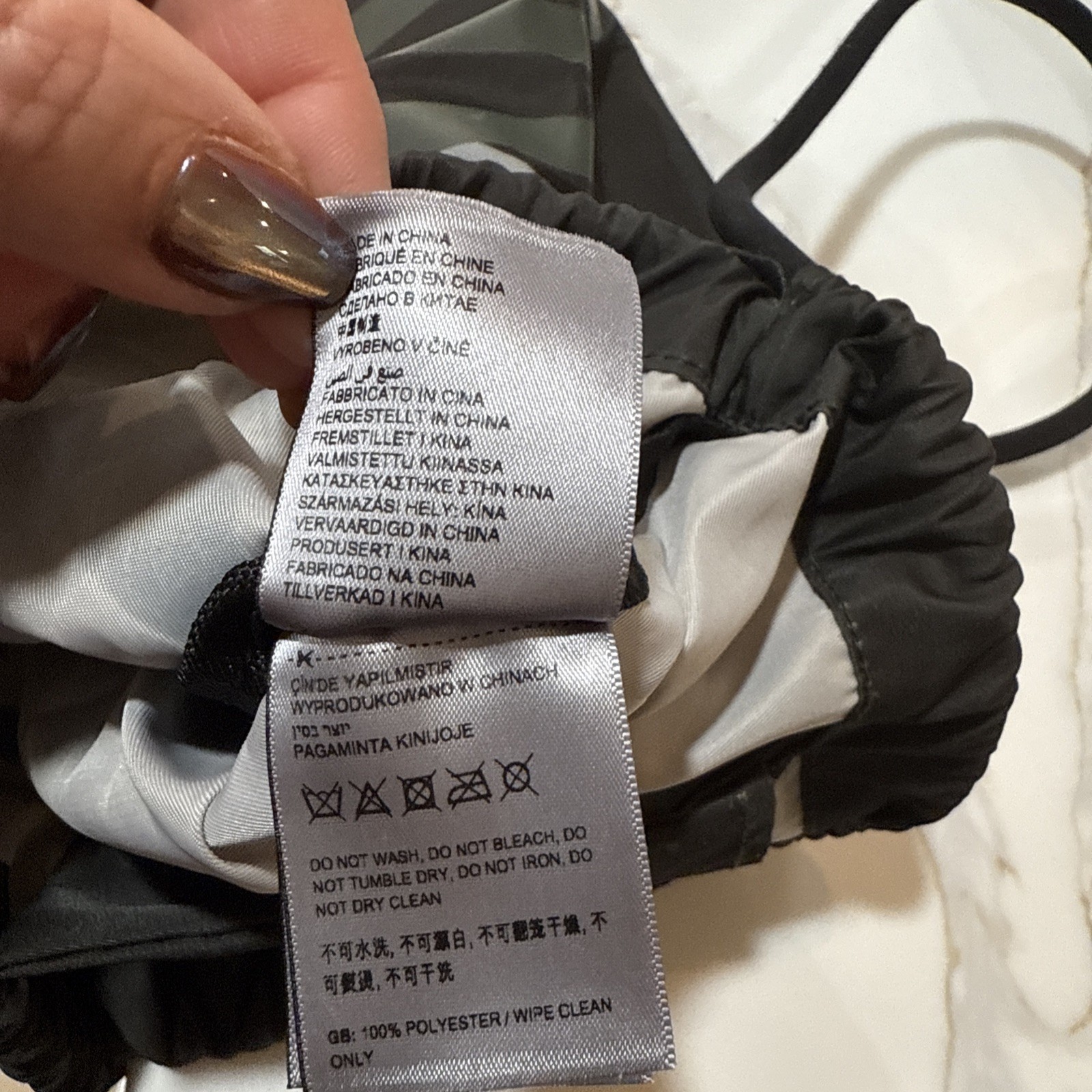 Superdry Reflective Drawstring Bag