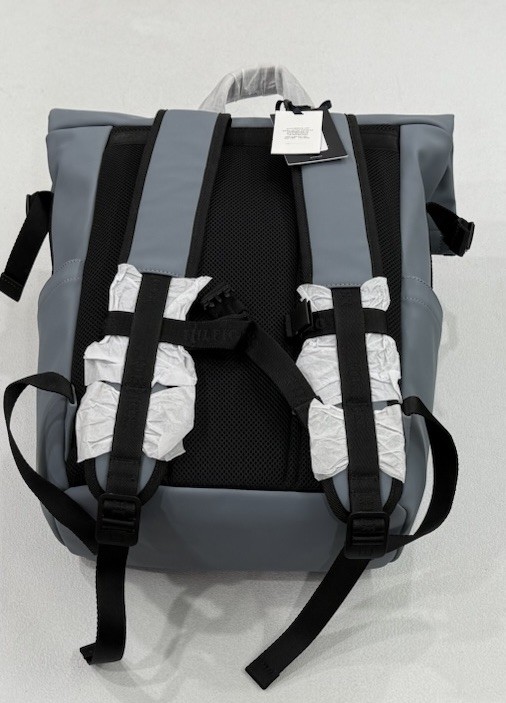 Tommy Hilfiger Men’s Rolltop Backpack, Gray(Blue), One Size