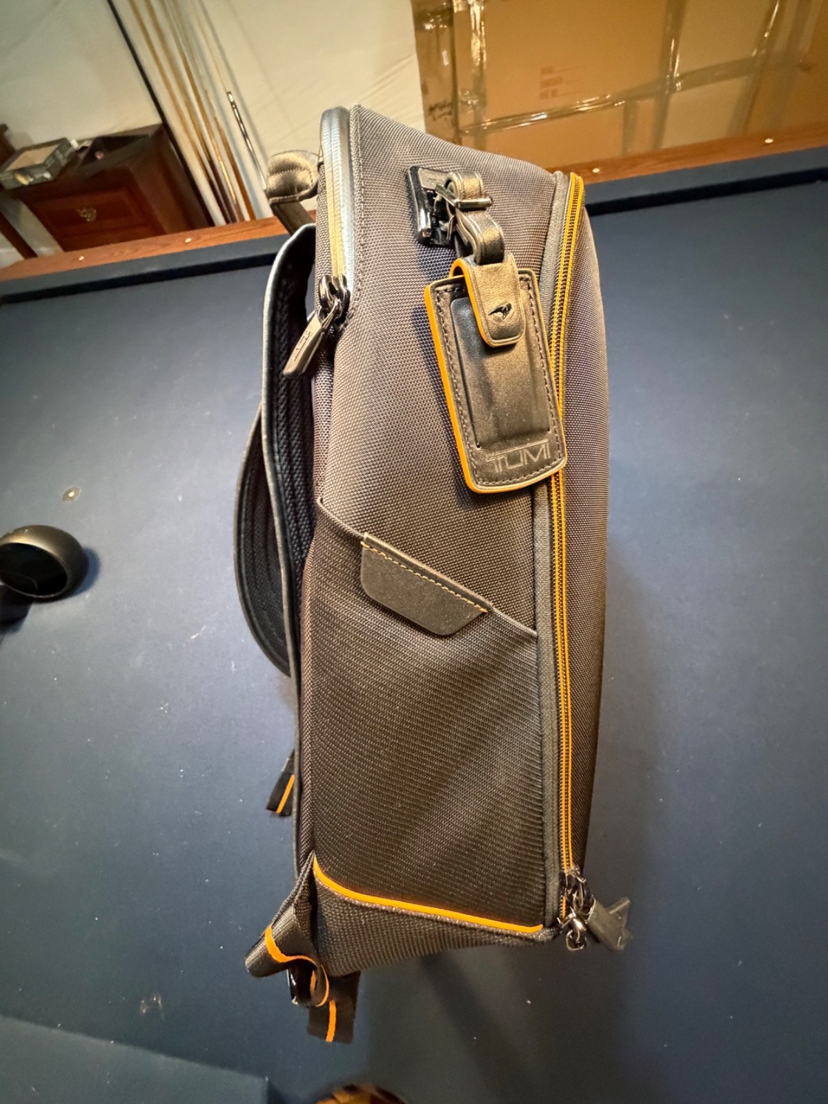 Tumi McLaren Velocity Backpack w/ Orange Pinning
