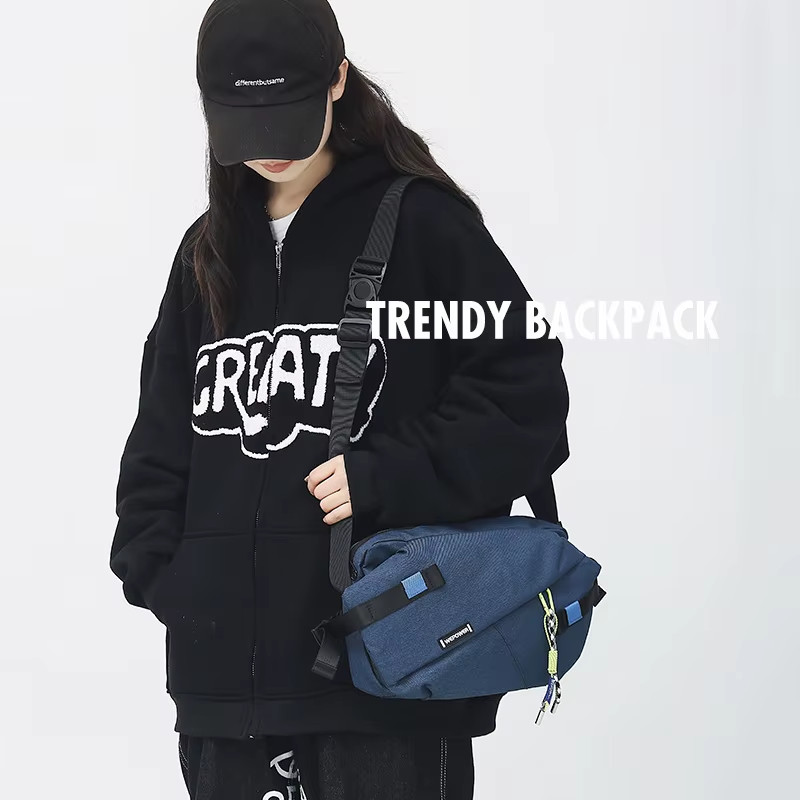 Crossbody Sling Bag Chest Waist Pack Casual Travel Outdoor Urban Unisex Backpack