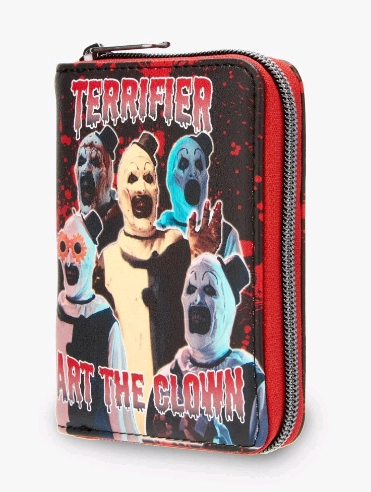Loungefly Terrifier Art The Clown Splatter Wallet Horror (IN HAND)