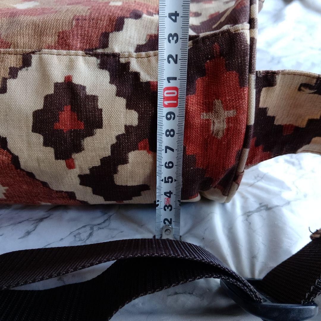 THE NORTH FACE PURPLE LABEL Waist Bag Ortega Pattern Cotton Linen Shoulder Used