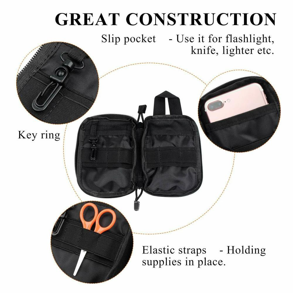 Tactical EDC Outdoor Molle Pouch Sports Hunting Pack Belt Storage Utility Bag US