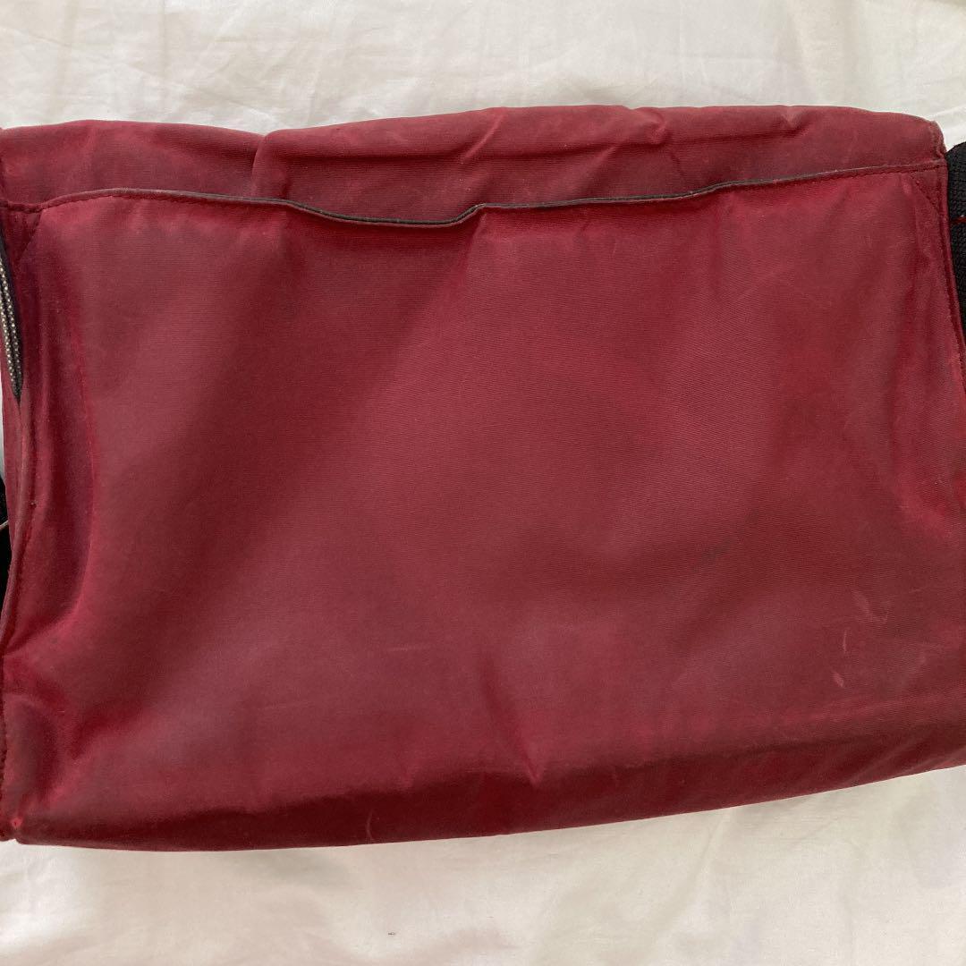 JACK SPADE Messenger bag Men’s dark red height 23cm width 32cm depth 7cm damage