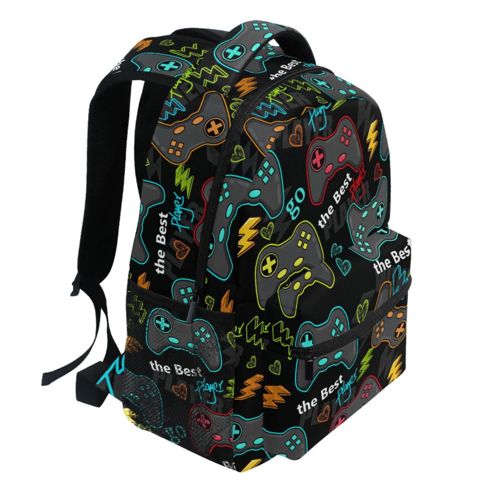 Video Game Backpack Bookbag Gamer Gaming Daypack Travel Hiking Camping School