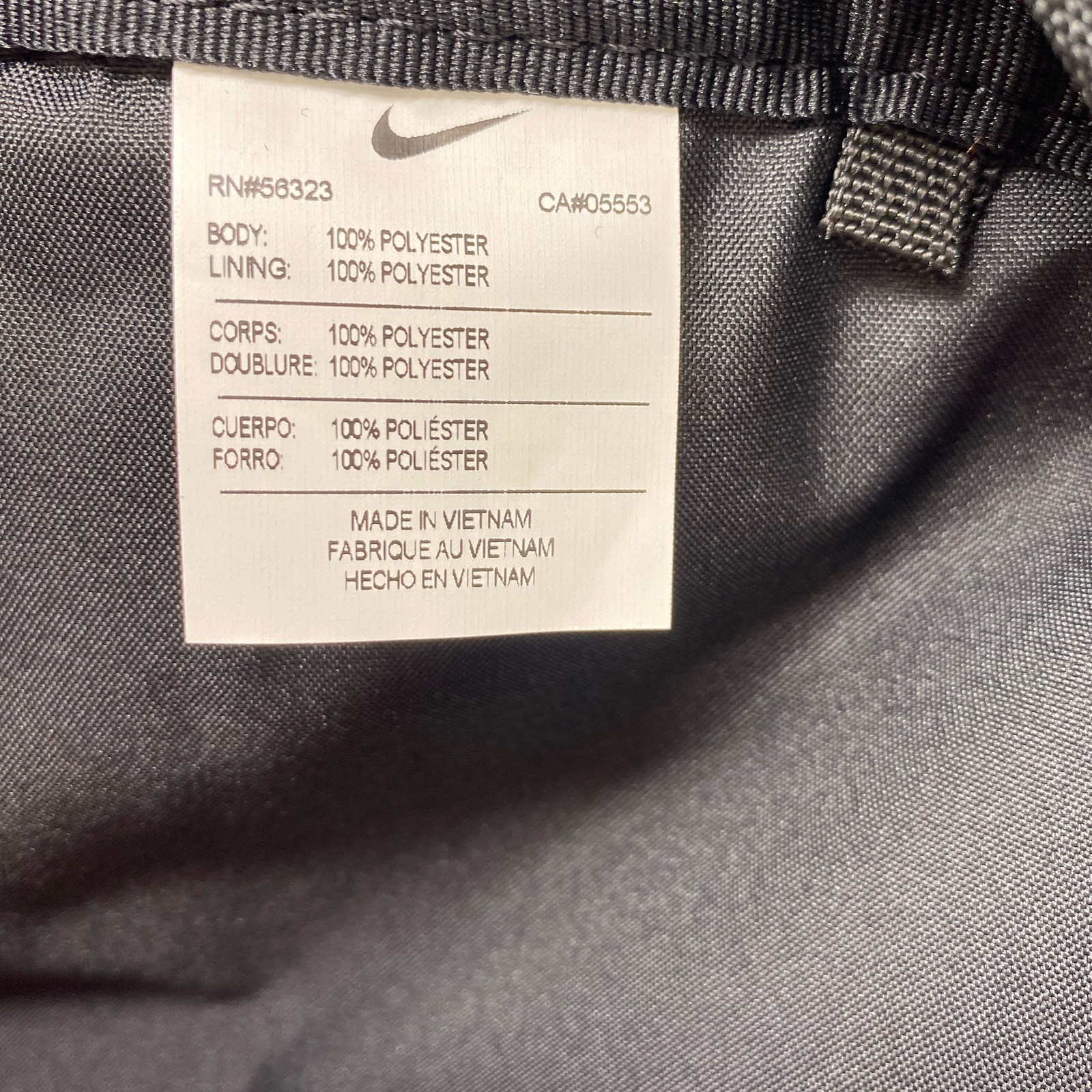 Nike Elemental Backpack 20L w/ Pencil Case Black/White One Size