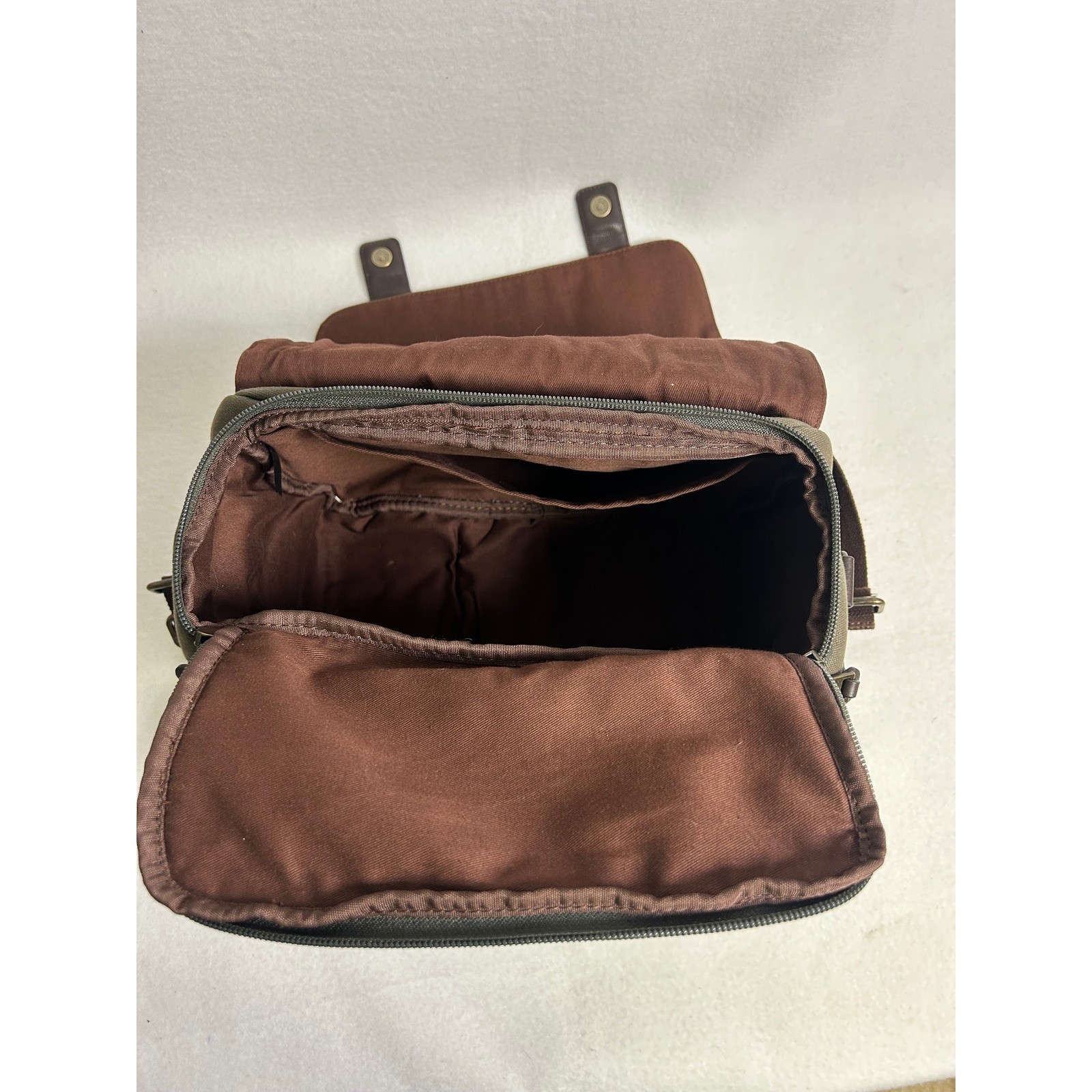 Gorpcore Pt Unisex OS Olive Green Canvas Messenger Bag Field Satchel Utility
