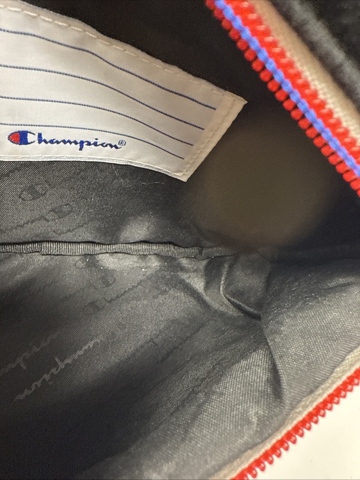 Champion Waist Shoulder Bag Adjustable Strap Belt Black Fanny Pack Neoprene
