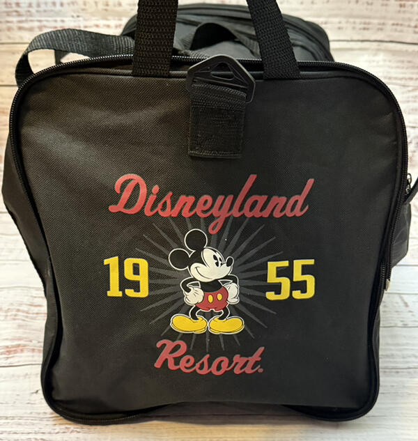 Disney Parks Disneyland Resort 1955 Mickey Mouse Collapsible Duffle/Gym Bag