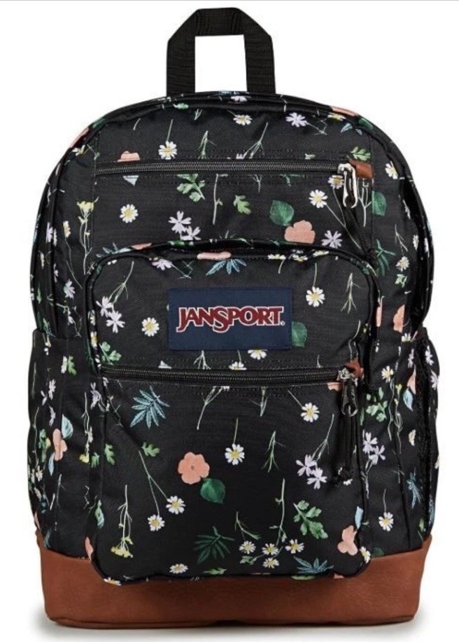 JanSport Cool Student 17.5″ Backpack – BeWitched Blooms: Laptop-Friendly – New