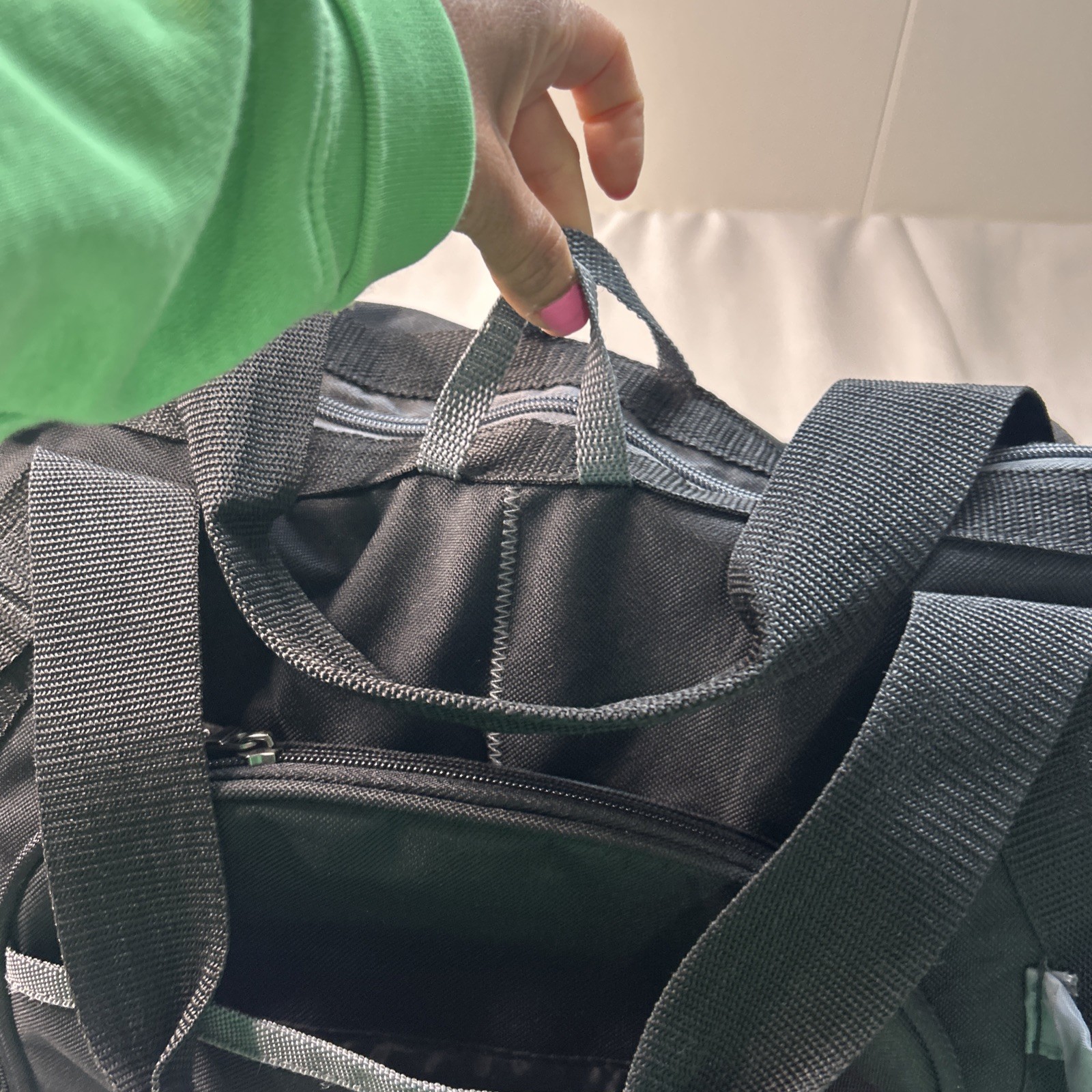 FedEx Black Duffle Bag 8 Different Pockets 22 in. x 10 in. Long New Without Tags