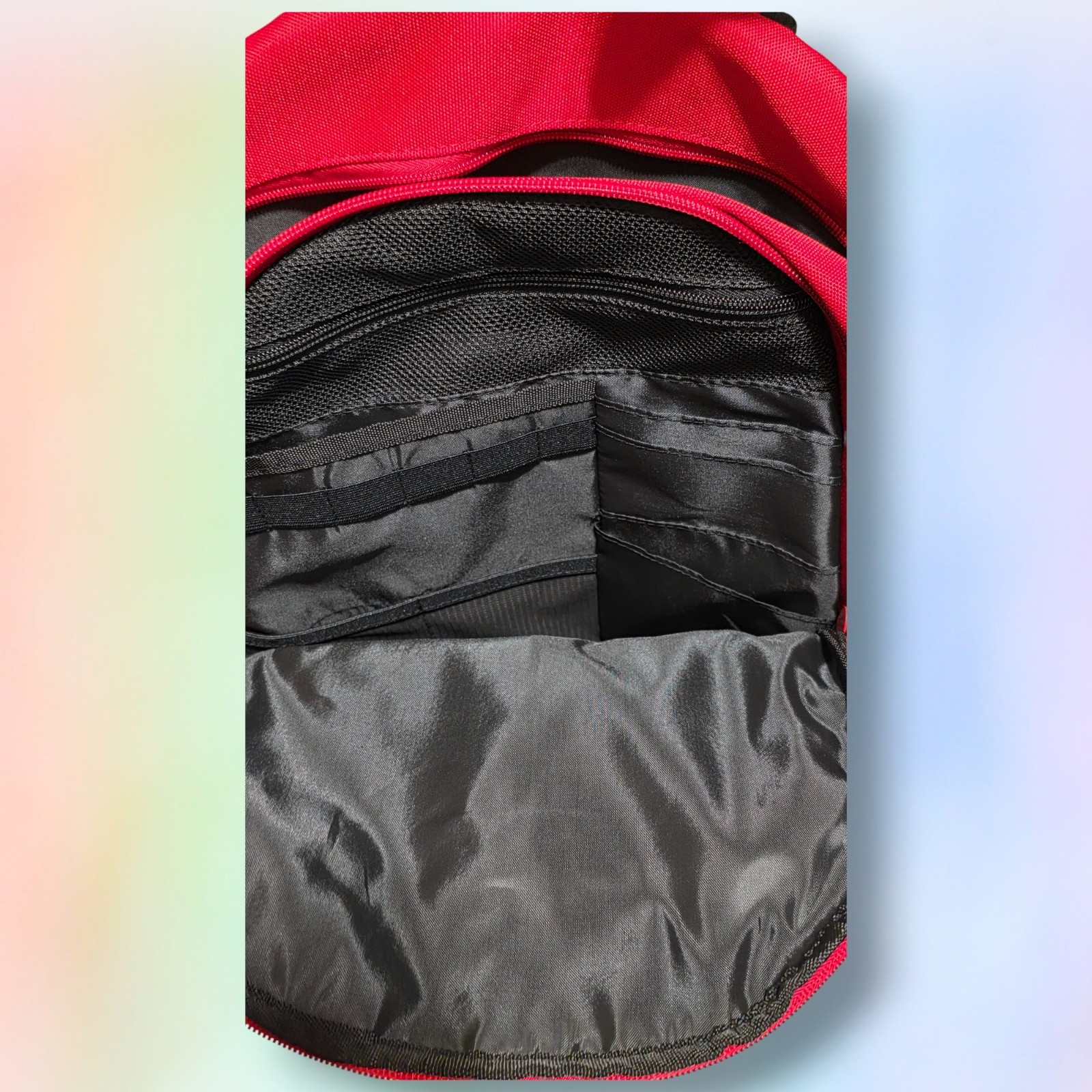 NEW Jordan Air Essentials Jumpman Gym Red Black Backpack Bag 9A0670-H24