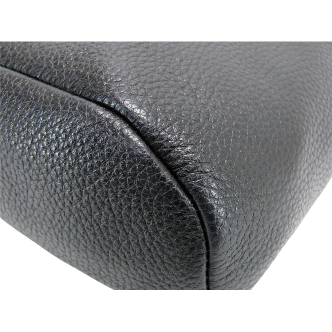 Prada VITELLO DAINO Triangle Logo Leather Sling Bag Body Bumbag Used LIBR-0