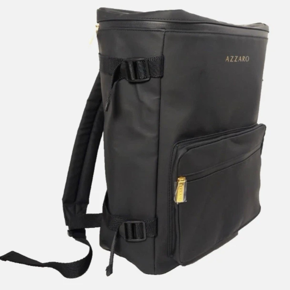 Azzaro Generic Backpack 25 Faux Leather Black
