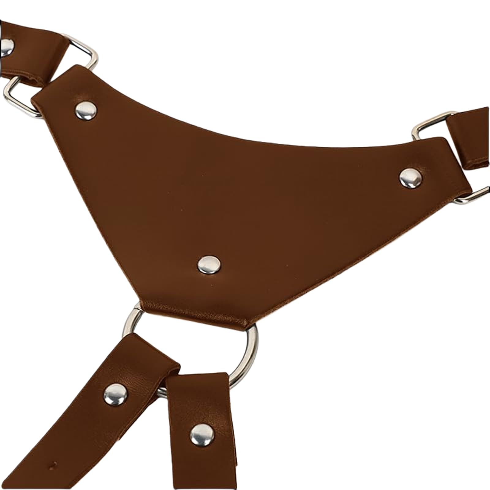 Men’s Vintage Leather Shoulder Holster Bag Adjustable Underarm Chest Crossbod…