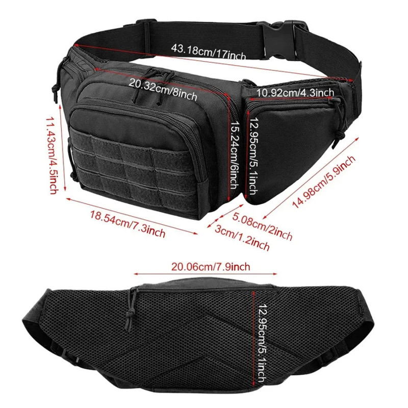 Outdoor Multi Functional Sport Cycling Waist Bag Shoulder