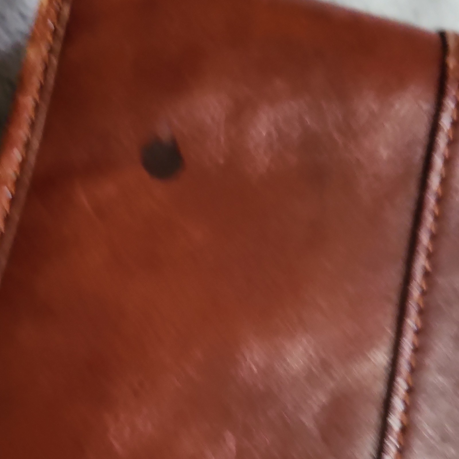 Barry Smith Brown Briefcase Push Lock Classic Men’s with Inner & Outer Pockets
