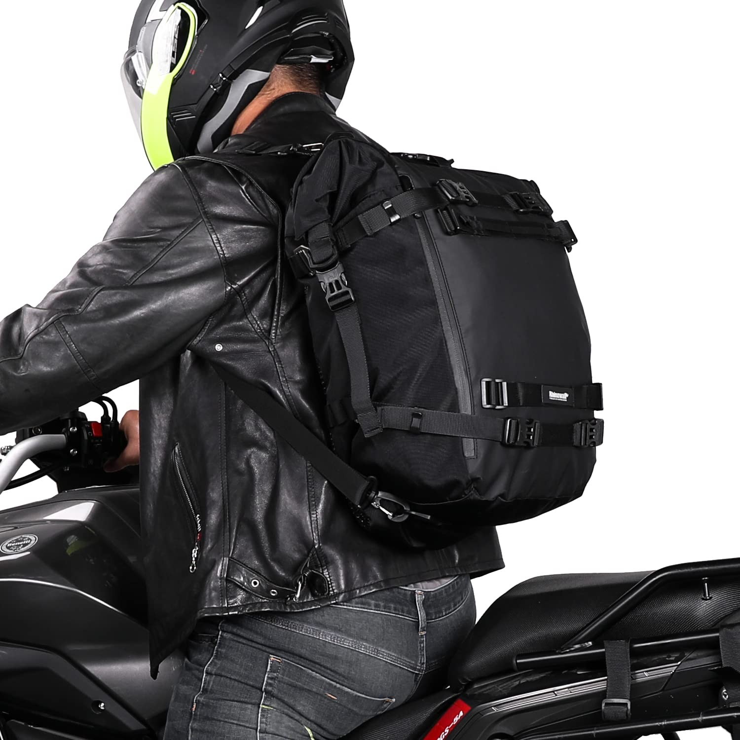 Waterproof Motorcycle Tail Bag 30L Modular Expandable – 2-in-1 to 4-in-1 Storage